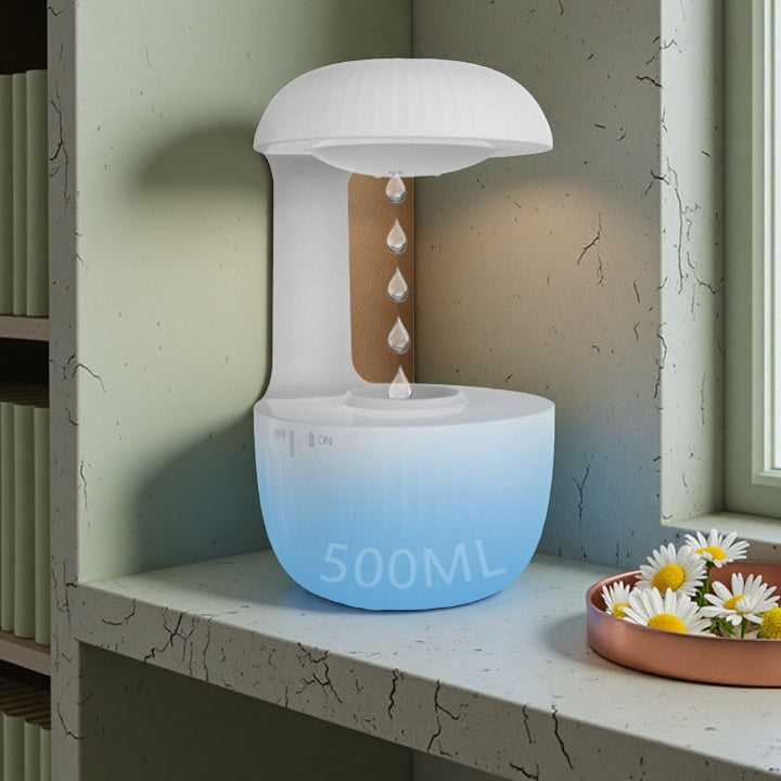 Humidificador de aire antigravedad, humidificador de contracorriente silencioso, gotas de agua levitantes, generador de niebla fría, nebulizador que alivia la fatiga.